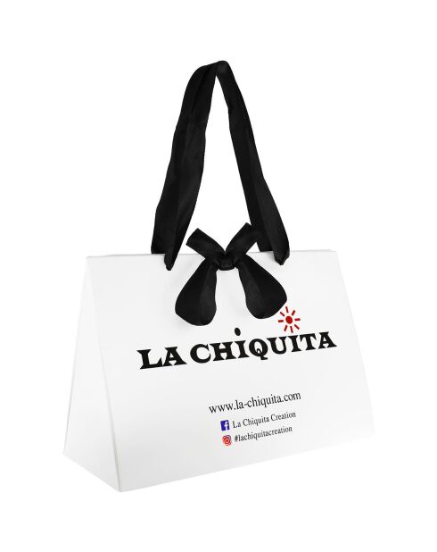 Sac cadeau Small blanc - 14x20x9 cm