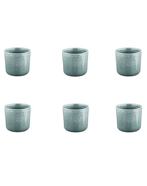 6 Mugs Magma bleus - 20 cl