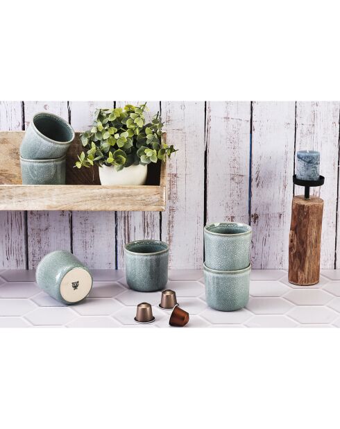 6 Mugs Magma bleus - 20 cl