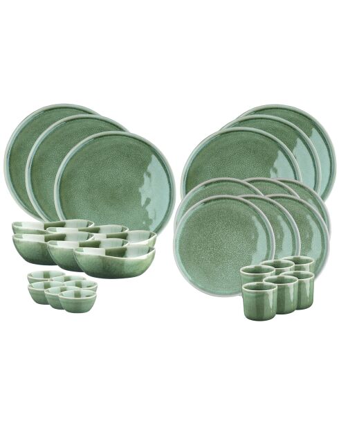 Service Complet Magma vert - 30 pièces