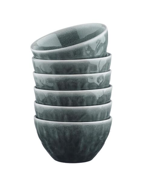 6 Bols Moon bleu nuit - D.11.5 cm