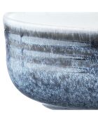 6 Bols Cosmos bleu/blanc nacré - D.15.5 cm