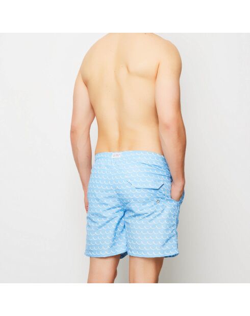 Blauw/witte Flow zwemshort