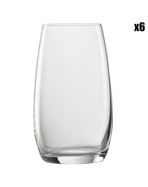 6 Gobelets Becher transparents - 20.5 cl