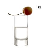 6 Verres shot New York transparents - 5.7 cl
