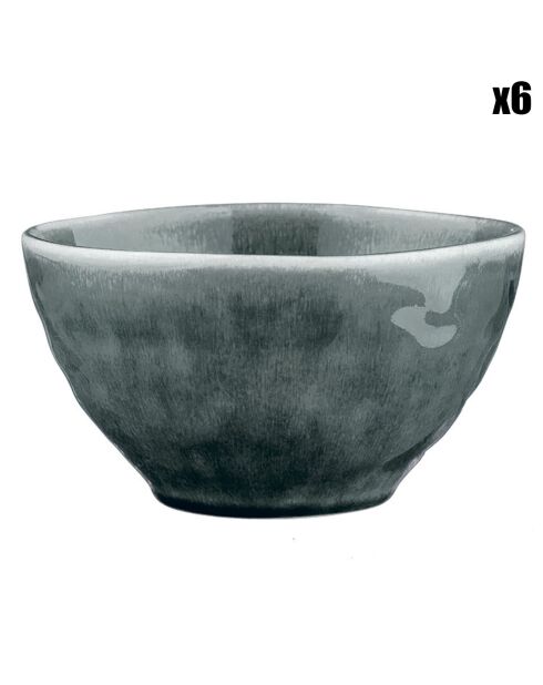 6 Bols Moon bleu nuit - D.14.5 cm