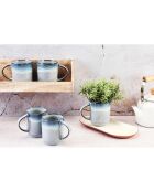 6 Mugs Genesis bleus - 40 cl