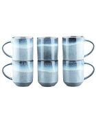 6 Mugs Genesis bleus - 40 cl