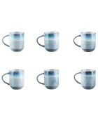 6 Mugs Genesis bleus - 40 cl
