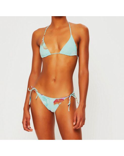 Maillot de bain 2 pièces Colyn Rainbow vert d'eau