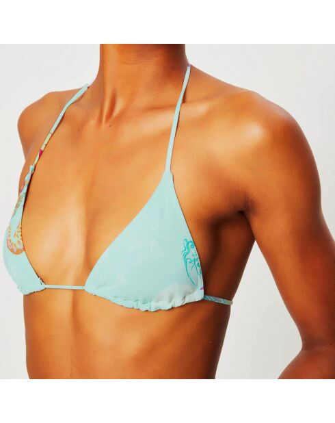 Maillot de bain 2 pièces Colyn Rainbow vert d'eau