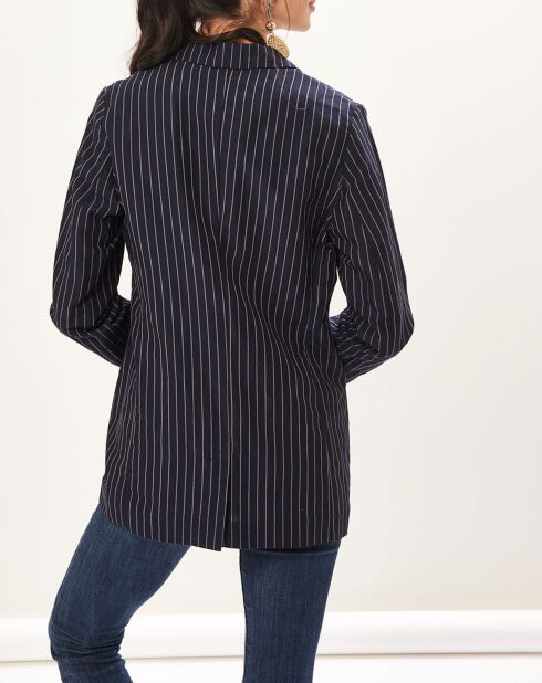 Veste blazer en Lin mélangé Ventila bleue