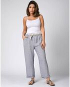 Pantalon 100% Lin Victor gris clair