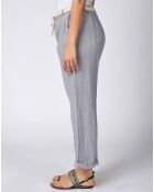 Pantalon 100% Lin Victor gris clair