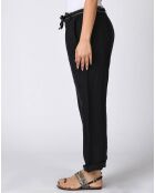 Pantalon 100% Lin Victor marine