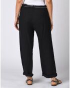 Pantalon 100% Lin Victor marine