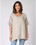 Tunique 100% Lin Alexis beige