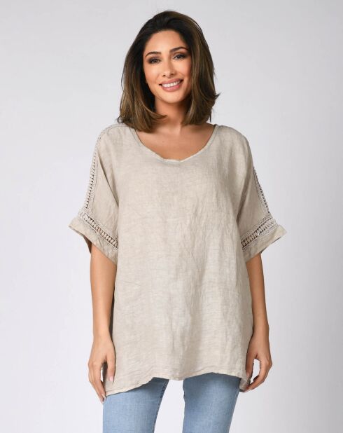 Tunique 100% Lin Alexis beige