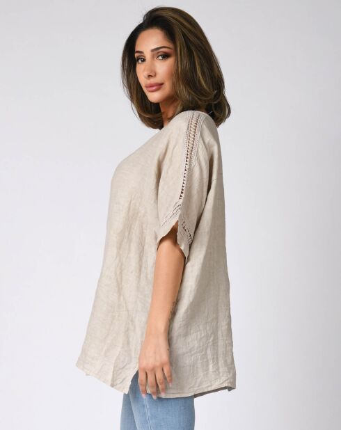 Tunique 100% Lin Alexis beige