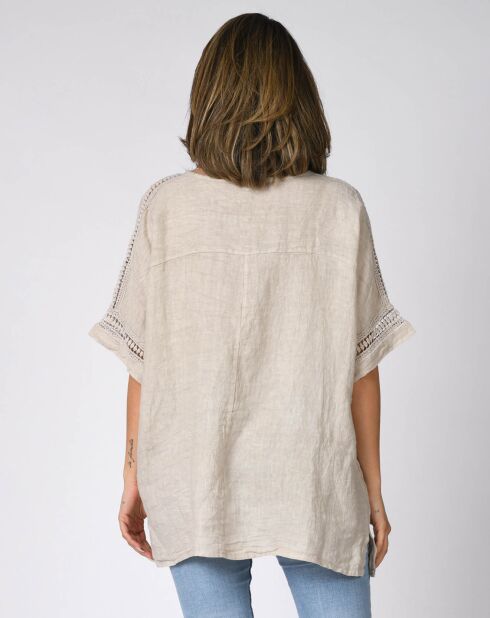 Tunique 100% Lin Alexis beige
