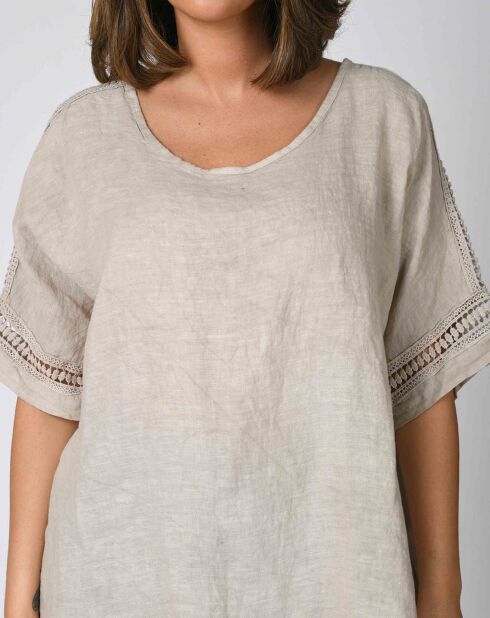 Tunique 100% Lin Alexis beige
