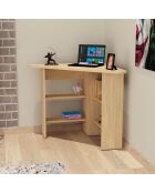 Bureau Corner  marron - 73.8x110x80 cm