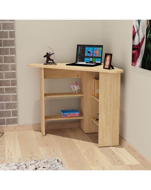 Bureau Corner  marron - 73.8x110x80 cm
