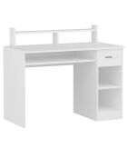 Bureau Eslem   blanc - 99.3x55x120 cm