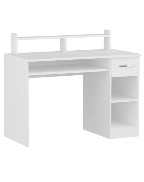 Bureau Eslem   blanc - 99.3x55x120 cm