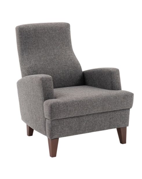 Fauteuil Kana gris foncé - 76x91x87 cm