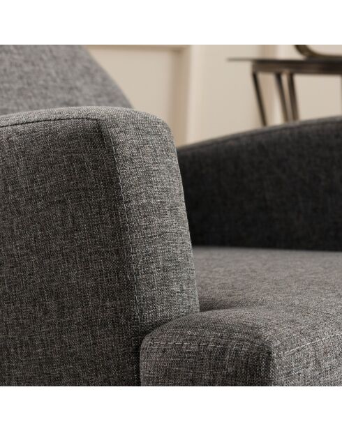 Fauteuil Kana gris foncé - 76x91x87 cm