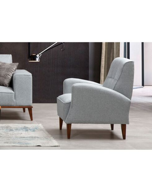 Fauteuil Montana gris - 76x92x72 cm