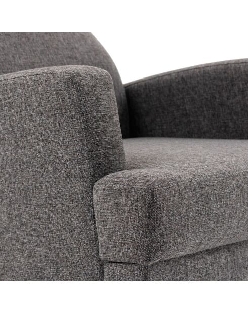 Fauteuil Kana gris foncé - 76x91x87 cm