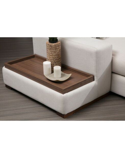 Canapé d'angle panoramique Loop 11 beige - 272x428x85 cm