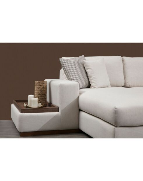 Canapé d'angle panoramique Loop 11 beige - 272x428x85 cm