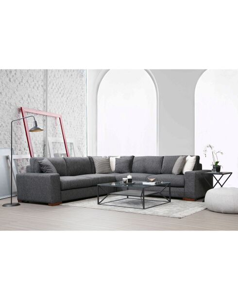 Canapé d'angle Loop 7 anthracite - 282x282x85 cm