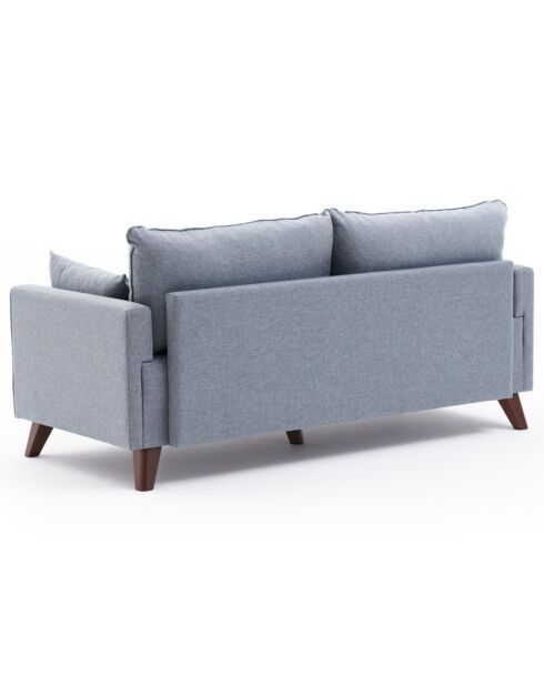 Canapé 2 places Bella Soft bleu - 177x81x85 cm