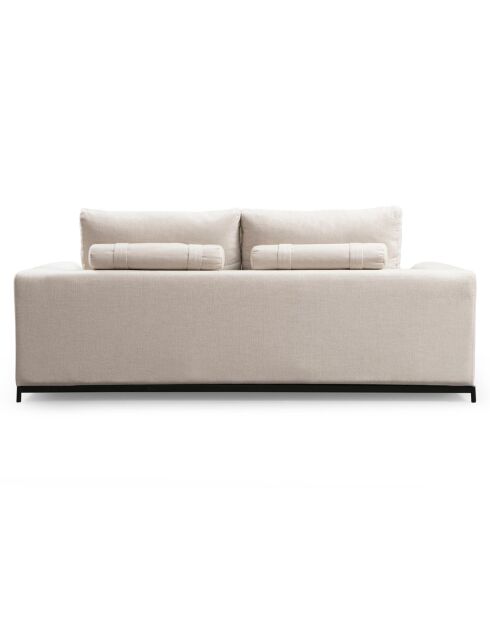 Canapé 3 places Line beige - 201x84x102 cm