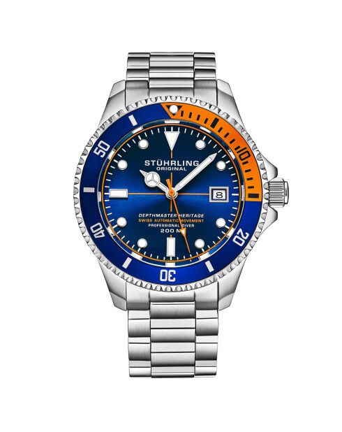 Montre Homme en Acier   Automatique Aquadiver argentée