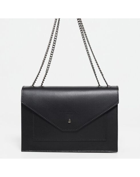 Sac bandoulière en Cuir Clie noir - 28x18x10.5 cm