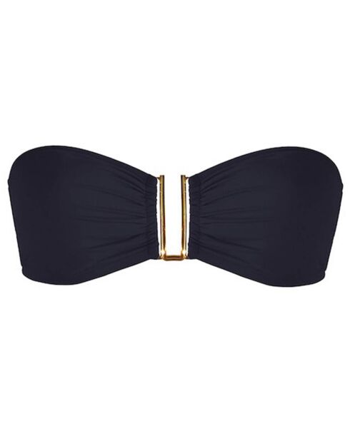 Haut de Maillot bandeau Romy noir