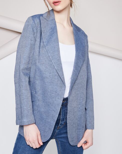 Veste 100% Lin Rosie marine
