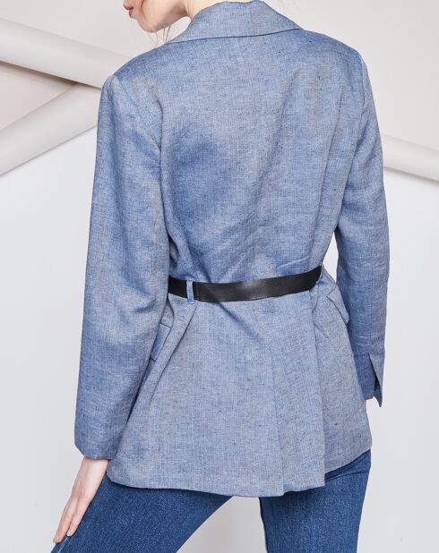 Veste 100% Lin Rosie marine
