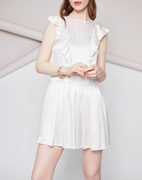 Robe 100% Soie Alexandra nature