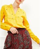 Chemise Chemssy 100% Coton jaune