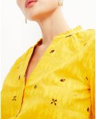 Chemise Chemssy 100% Coton jaune