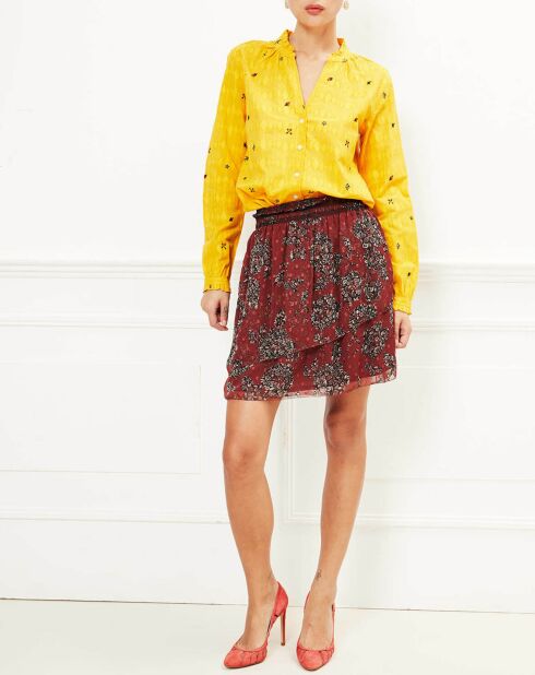 Chemise Chemssy 100% Coton jaune