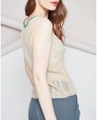 Top en maille Elodie beige