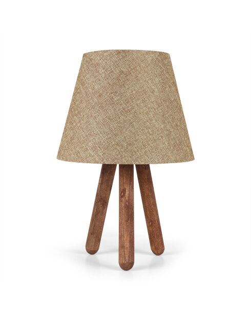 Ayd tafellamp beige/bruin - D.22xH.33 cm