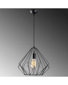 Suspension Diamond noire - D.37xH.129 cm